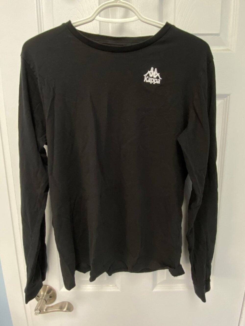 Black Kappa Men's Authentic Casen Long Sleeve T-Shirt - Size M